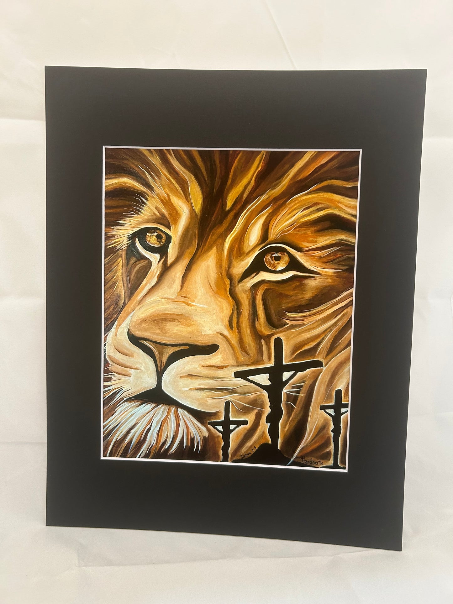 HFB-Art Print- Joshua 1-9 Matted Black