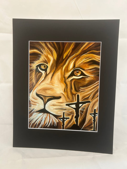 HFB-Art Print- Joshua 1-9 Matted Black