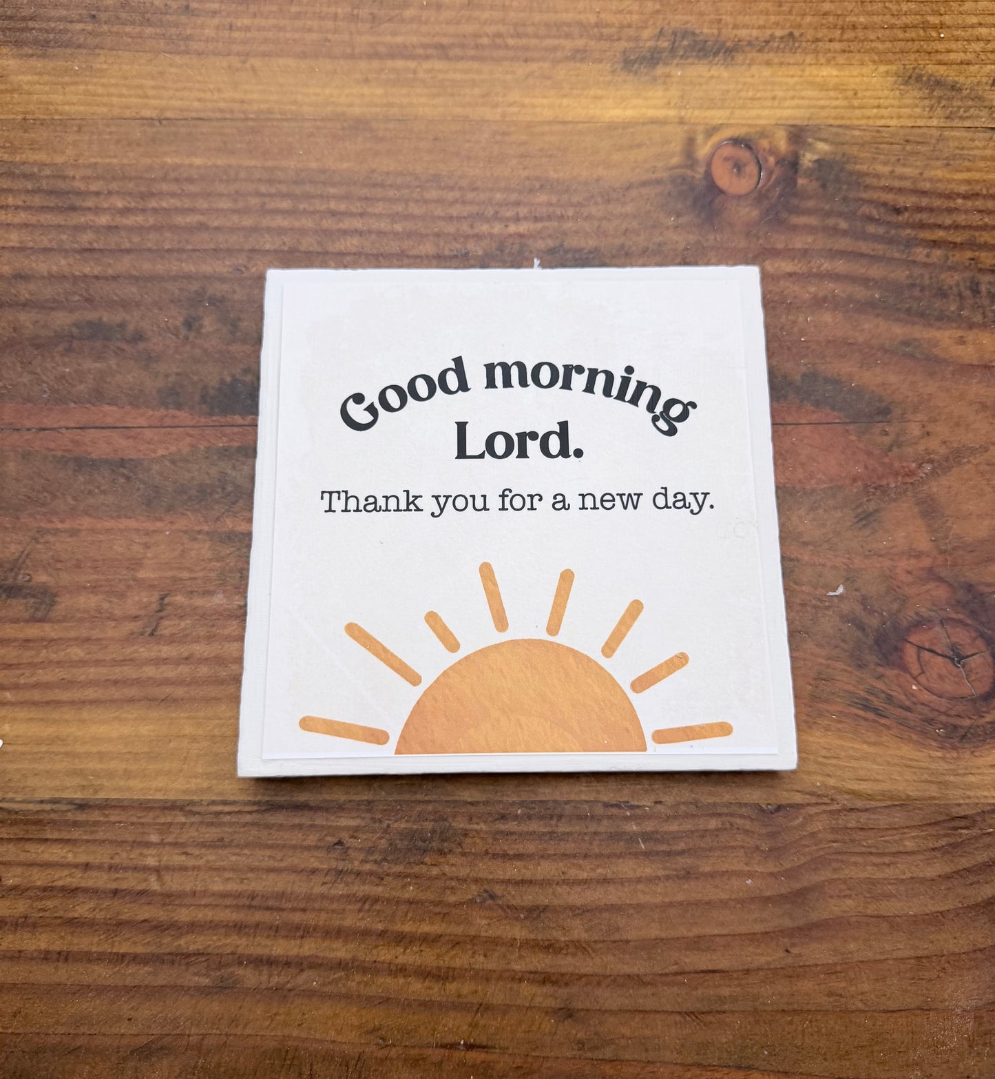 Mini square wood sign- Creations by Beth
