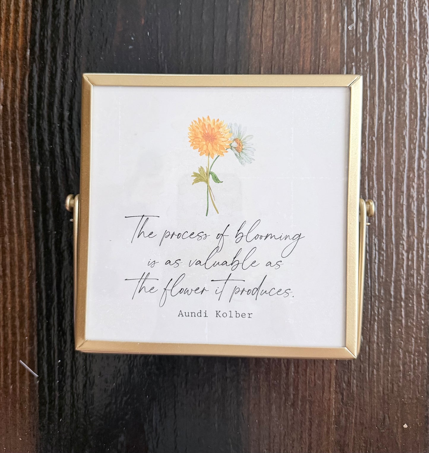 Gold Table Top Frame- Creations by Beth