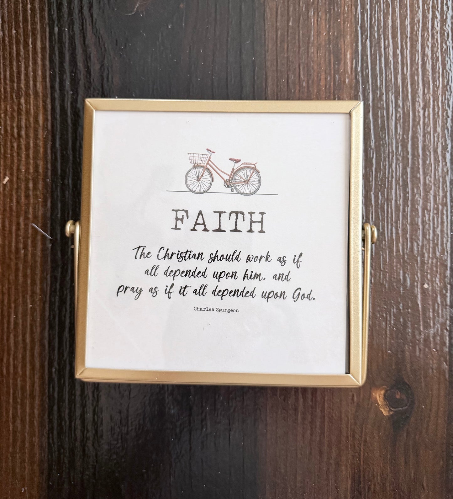 Gold Table Top Frame- Creations by Beth