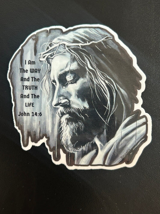 HFB- John 14:6 sticker