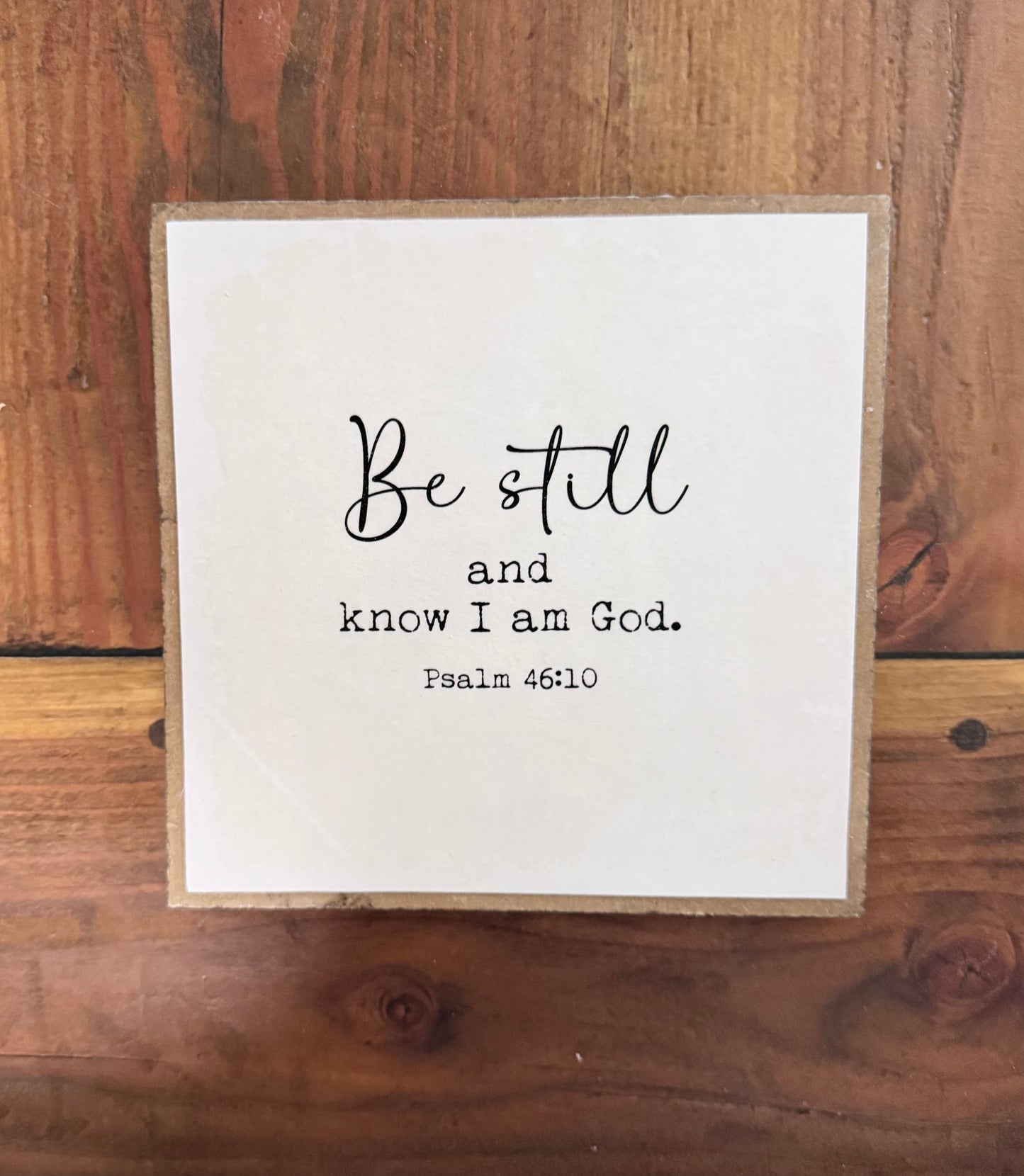 Small square sign- Creations by Beth