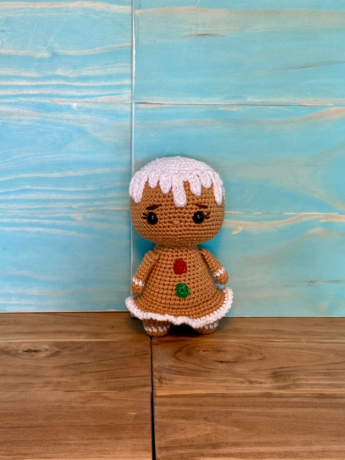 Gingerbread Girl Doll CHD - Cuddly Cacti Creations
