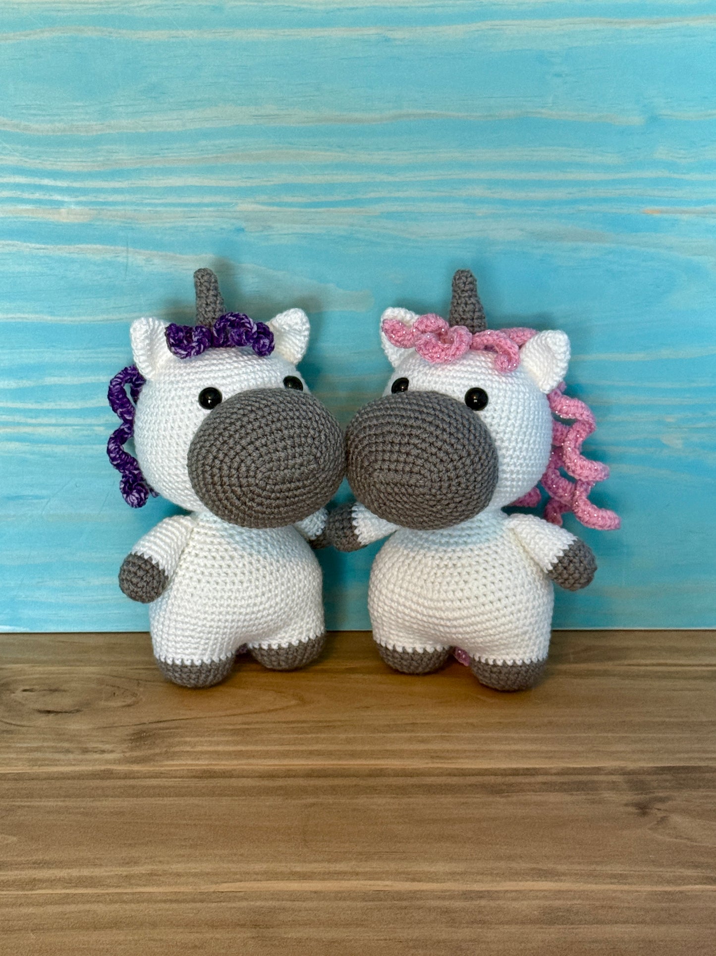 Unicorn (Chonky) Plushie CHD - Cuddly Cacti Creations