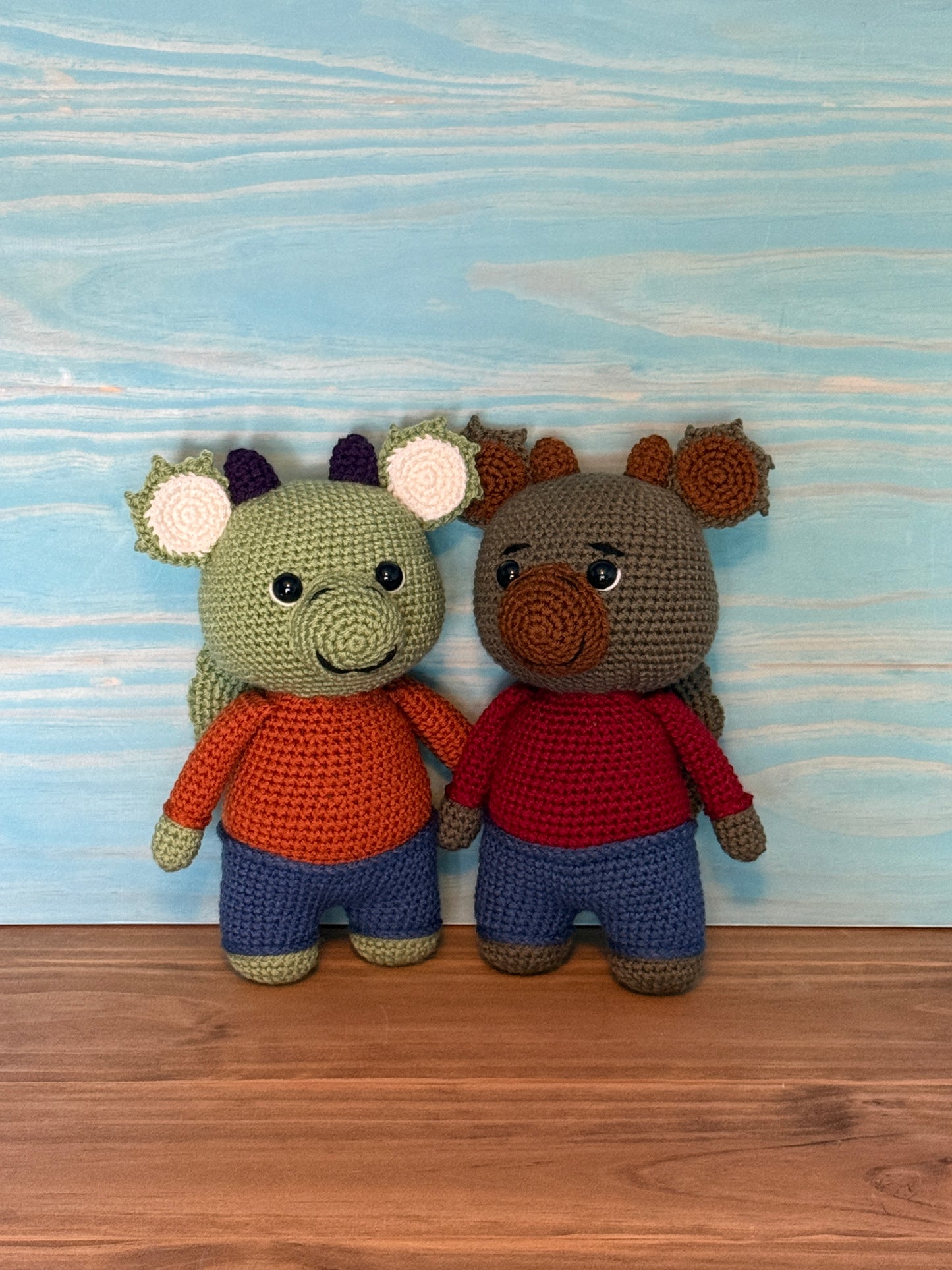 Dragon Buddy Plushies STV - Cuddly Cacti Creations