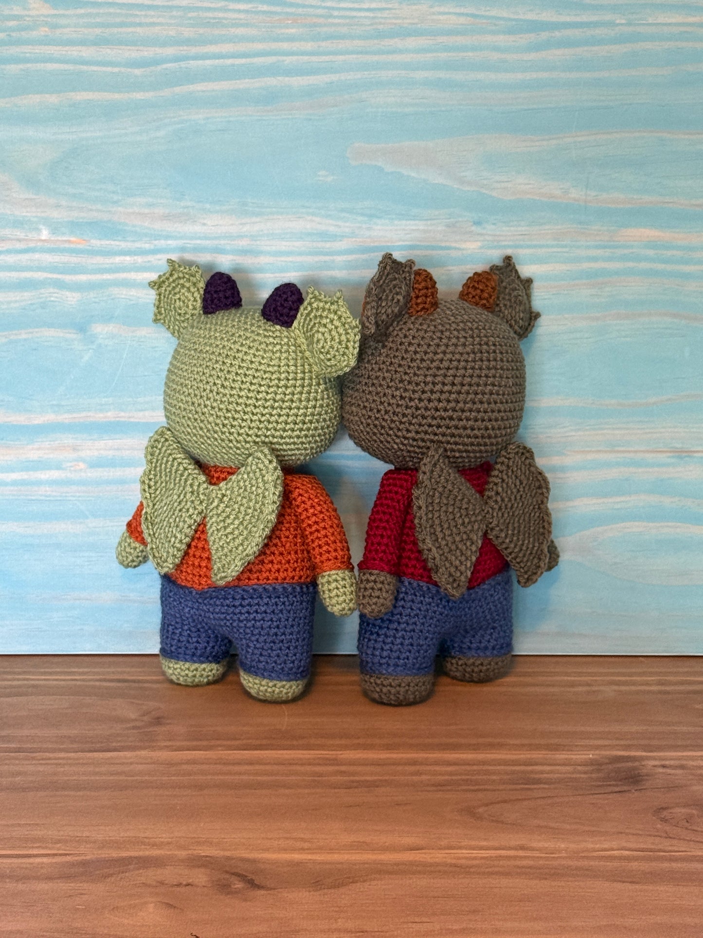 Dragon Buddy Plushies STV - Cuddly Cacti Creations