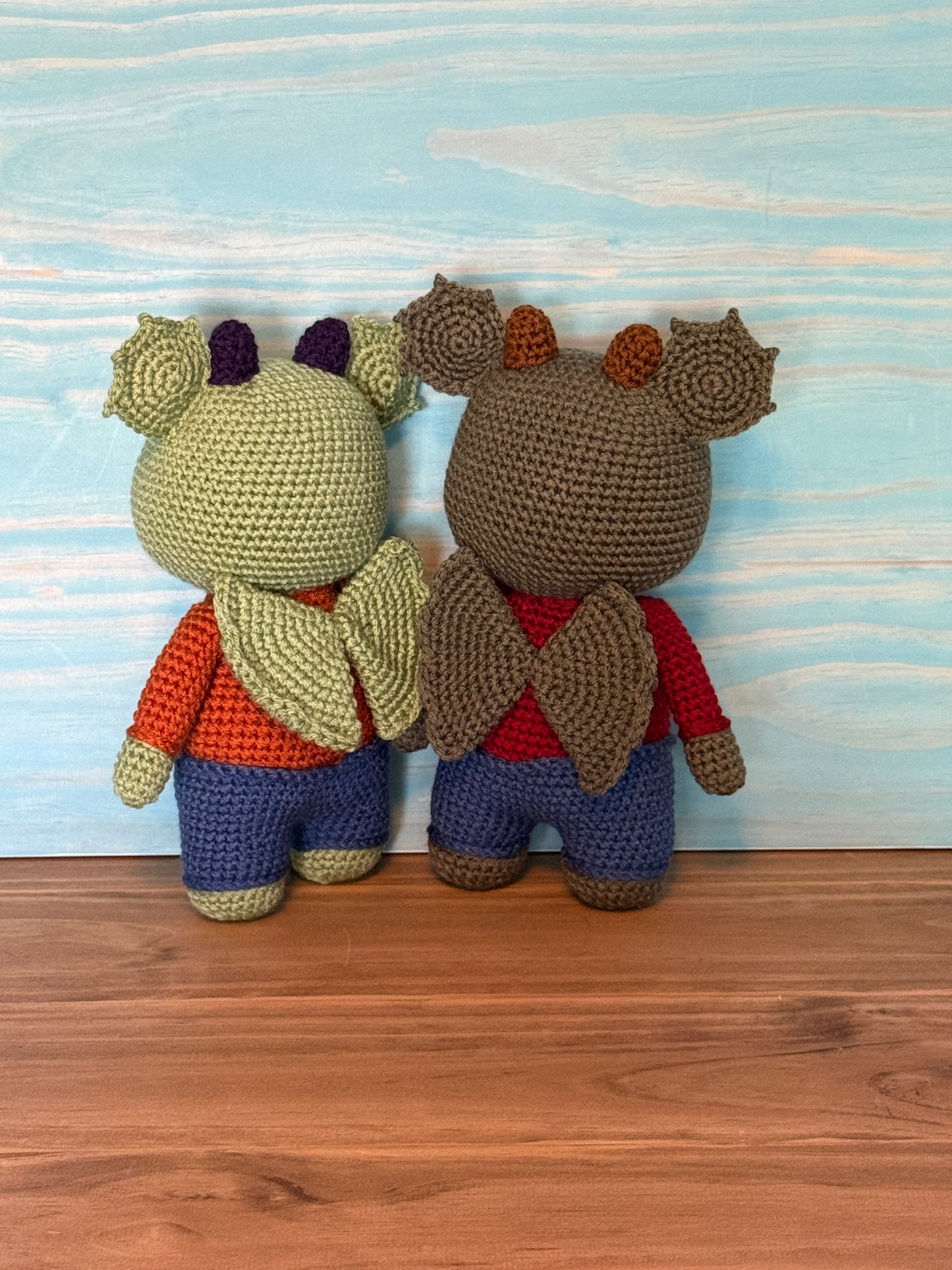 Dragon Buddy Plushies STV - Cuddly Cacti Creations