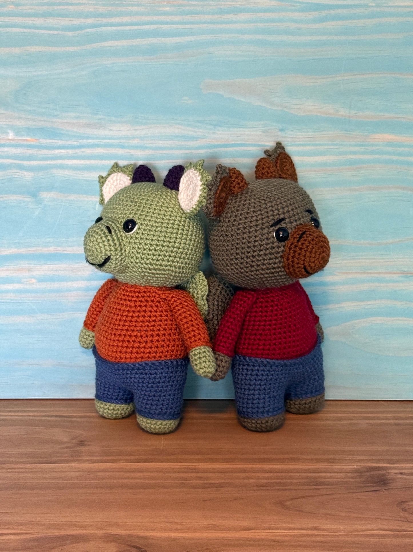 Dragon Buddy Plushies STV - Cuddly Cacti Creations