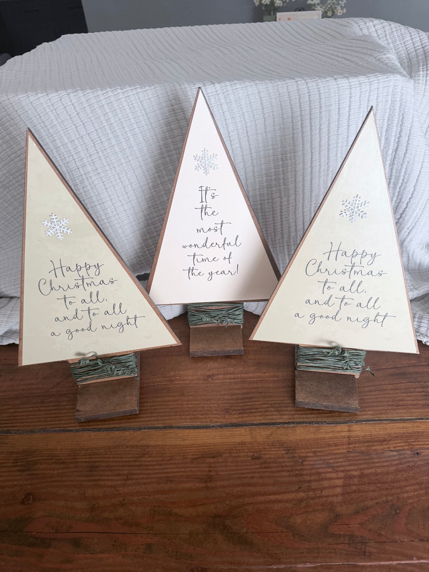 Christmas- Wood Tree with Stand