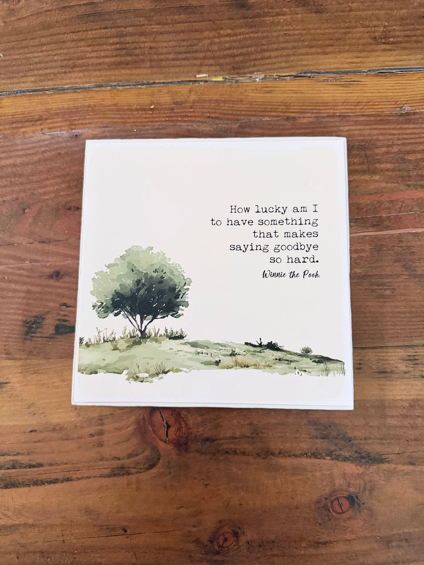 Small square sign- Creations by Beth