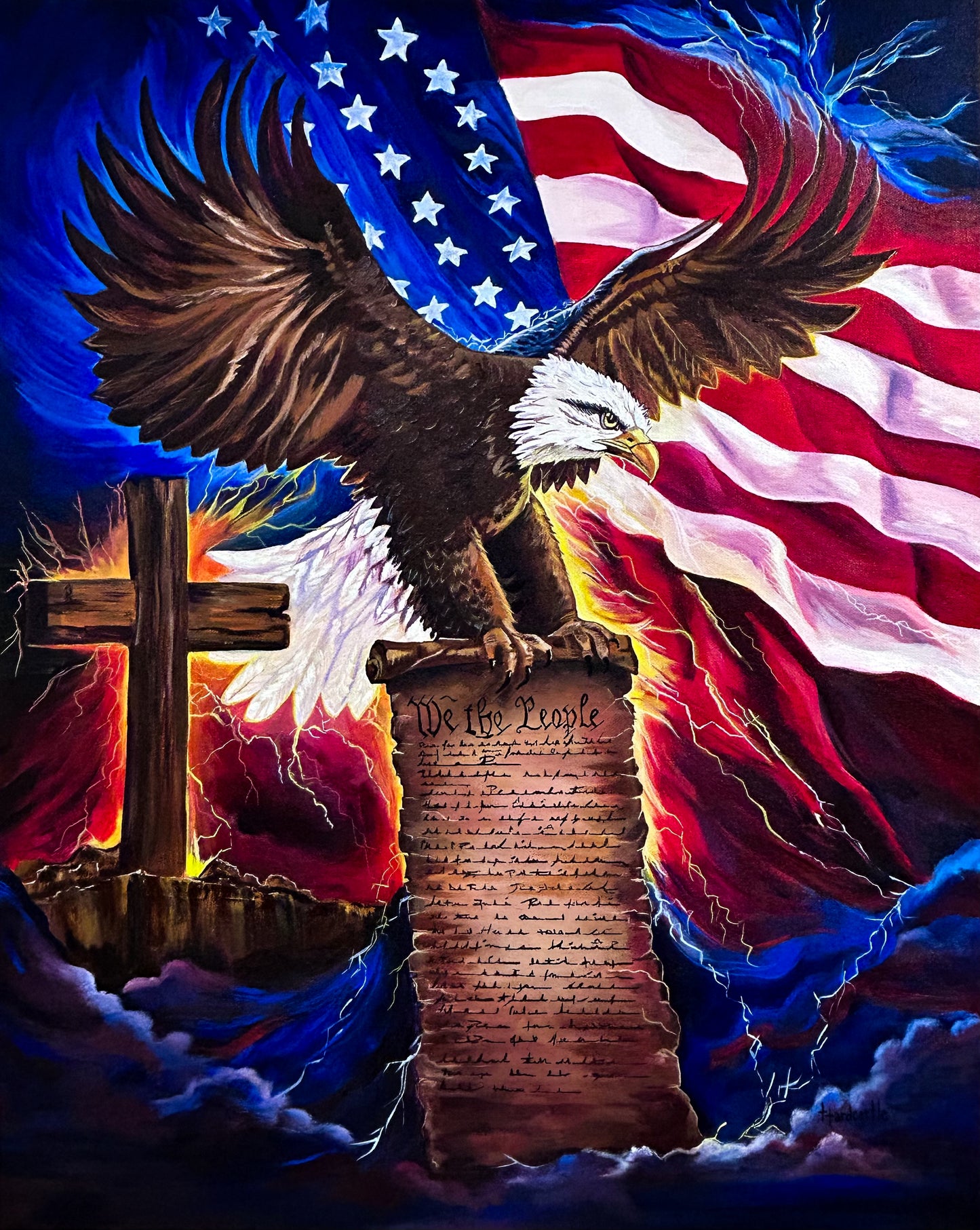 HFB-Matted Print-America 250