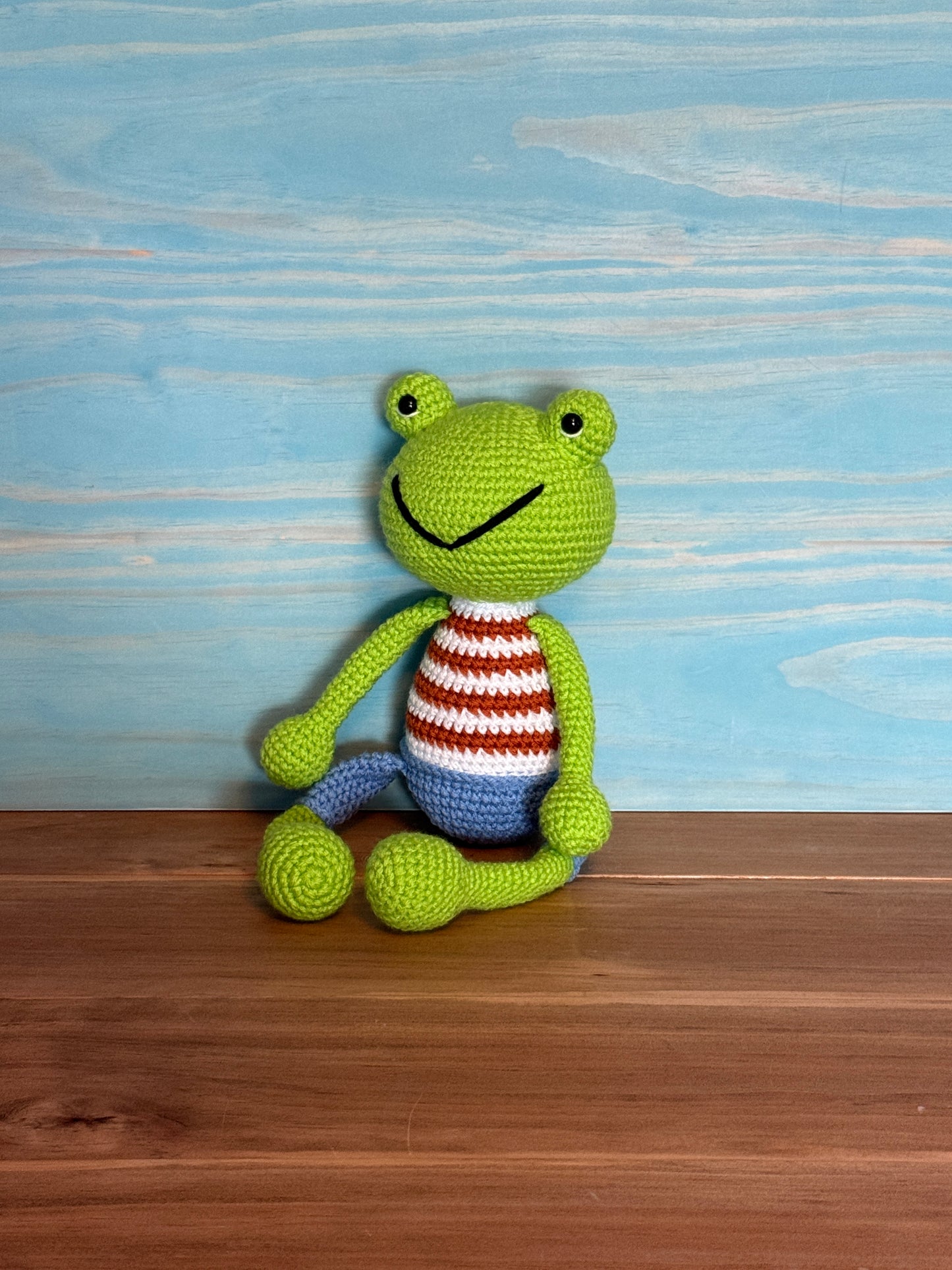 Dangly Frog Plushies CHD - Cuddly Cacti Creations