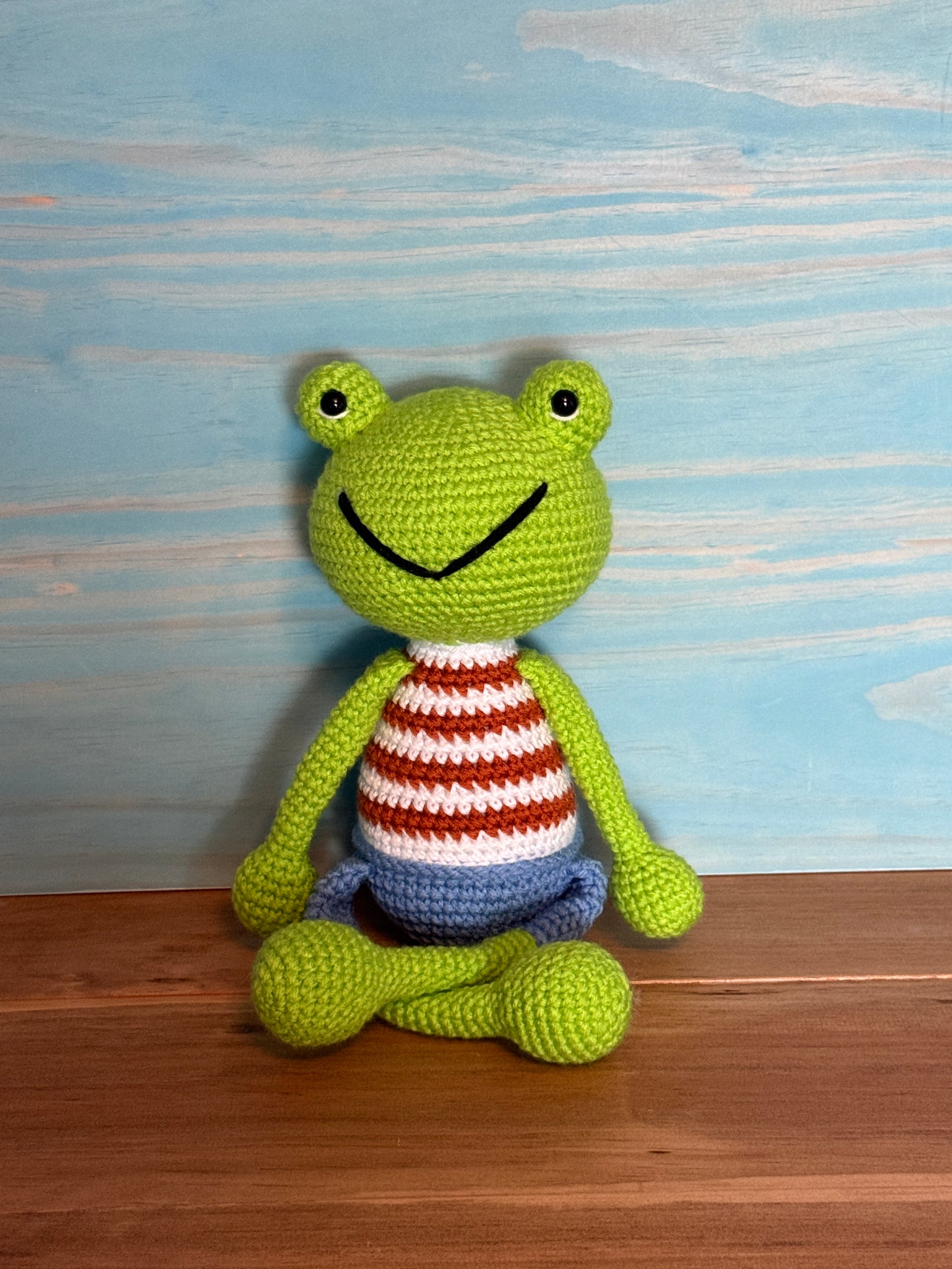 Dangly Frog Plushies CHD - Cuddly Cacti Creations
