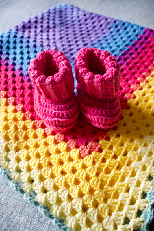 Baby Booties CHD - Cuddly Cacti Creations