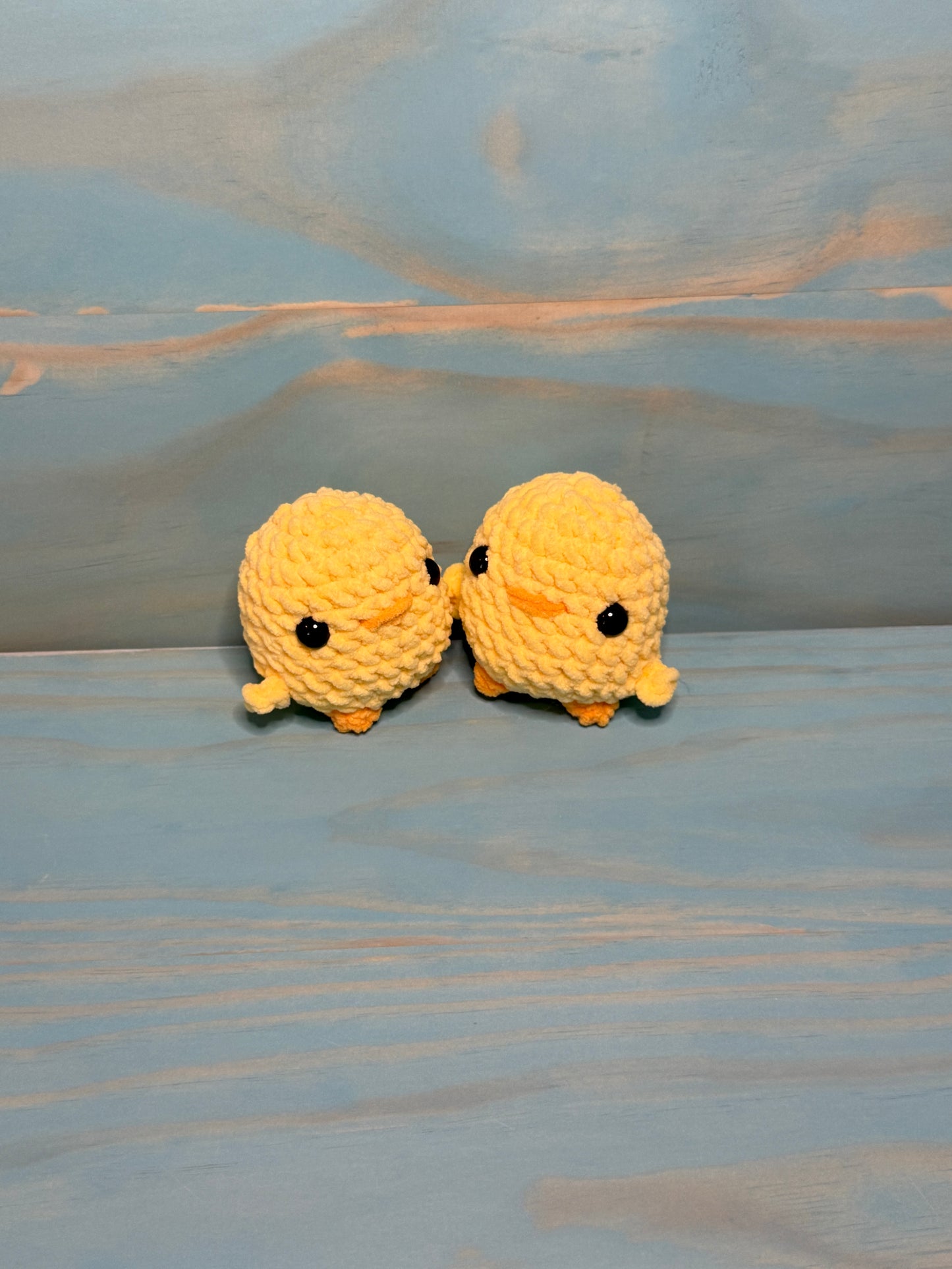 Chick & Mallard Duck "Ball" Plushies - Cuddly Cacti Creations