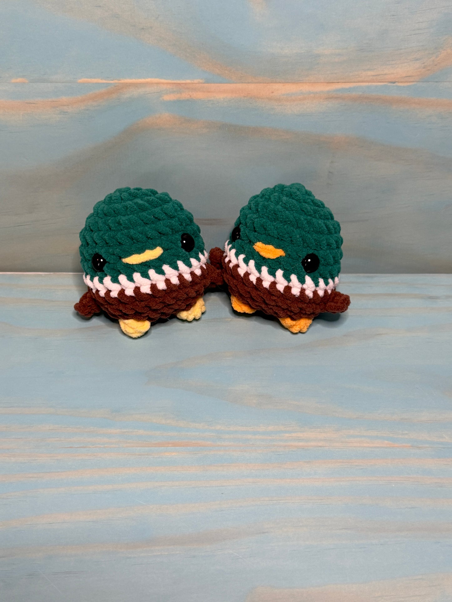 Chick & Mallard Duck "Ball" Plushies - Cuddly Cacti Creations