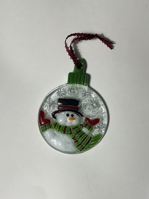 Ornament - Snowman Bulb