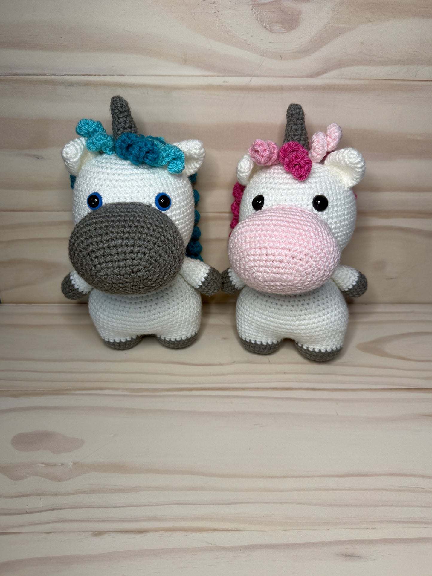 Unicorn (Chonky) Plushies - Cuddly Cacti Creations