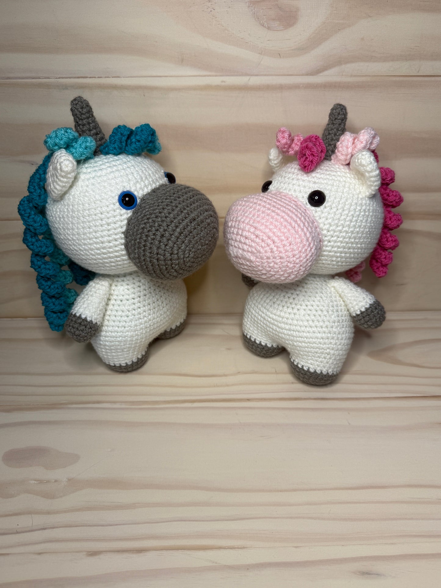 Unicorn (Chonky) Plushies - Cuddly Cacti Creations