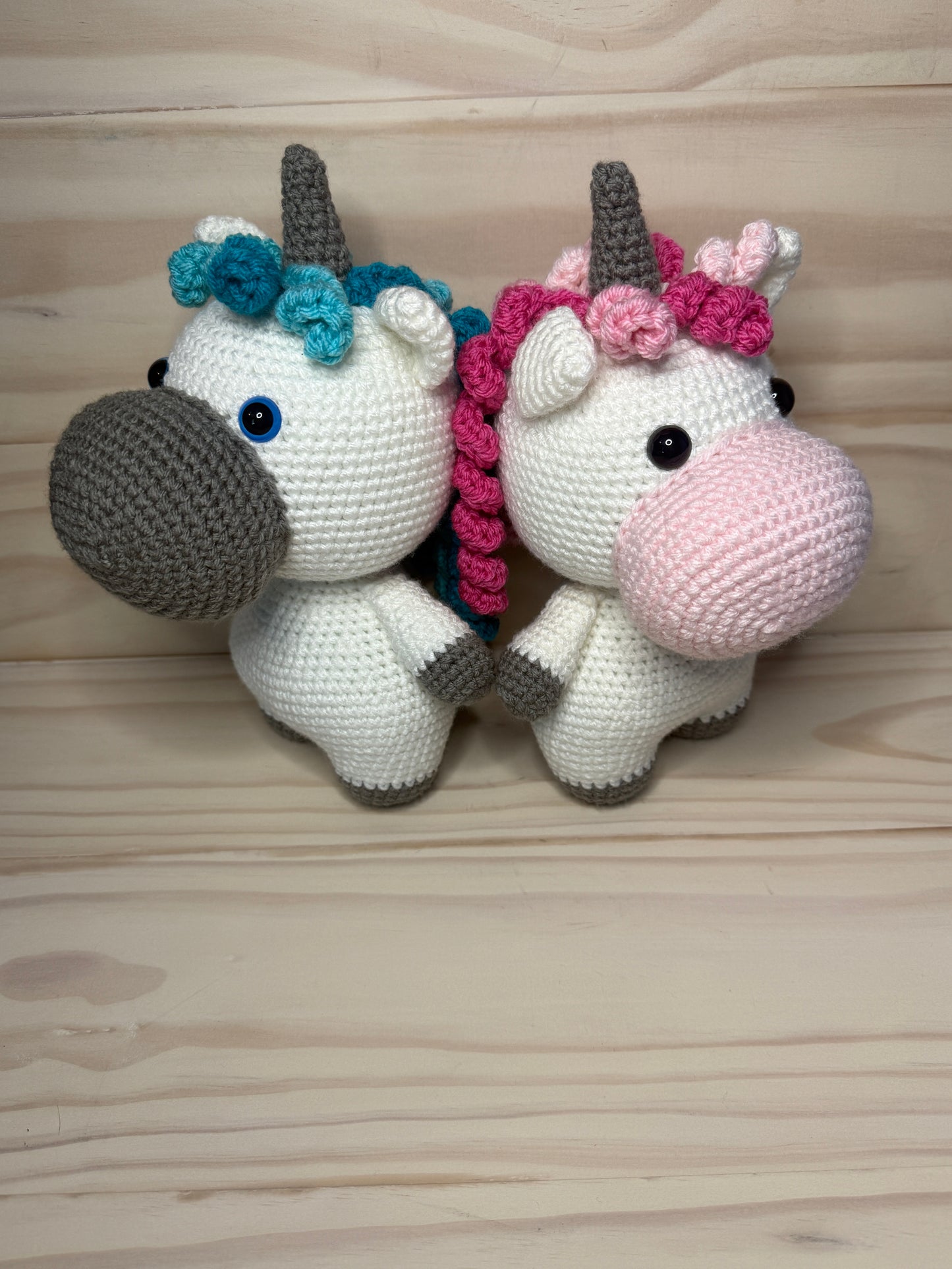 Unicorn (Chonky) Plushies - Cuddly Cacti Creations