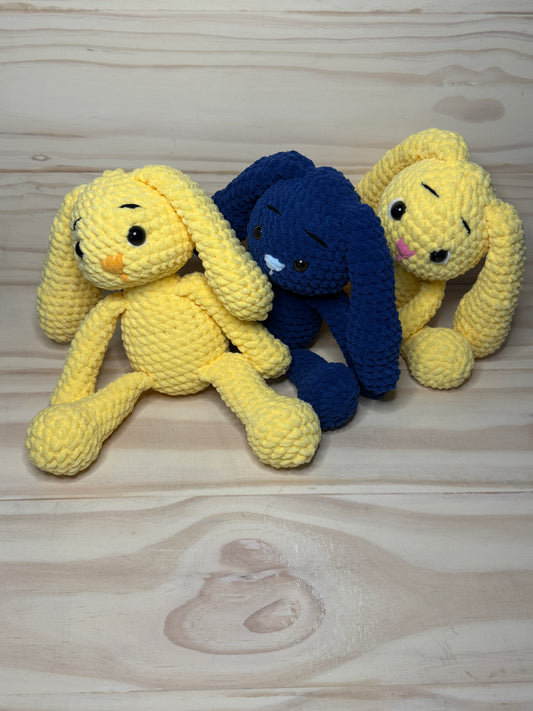 Floppy-Ear Bunny Plushie (Small) - Cuddly Cacti Creations