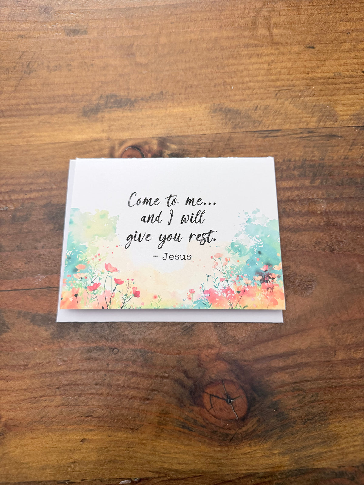 Note Card- Blank Inside- Creations by Beth