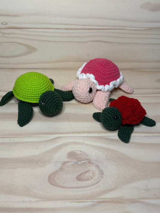 Sea Turtle Plushies - Cuddly Cacti Creations