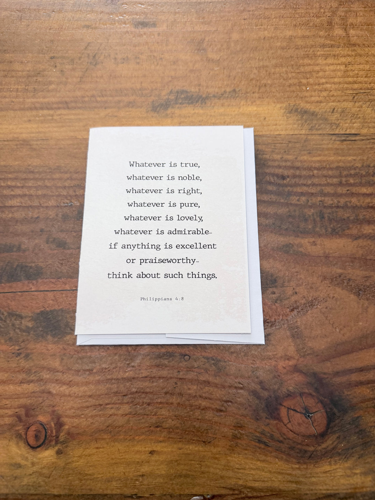 Note Card- Blank Inside- Creations by Beth