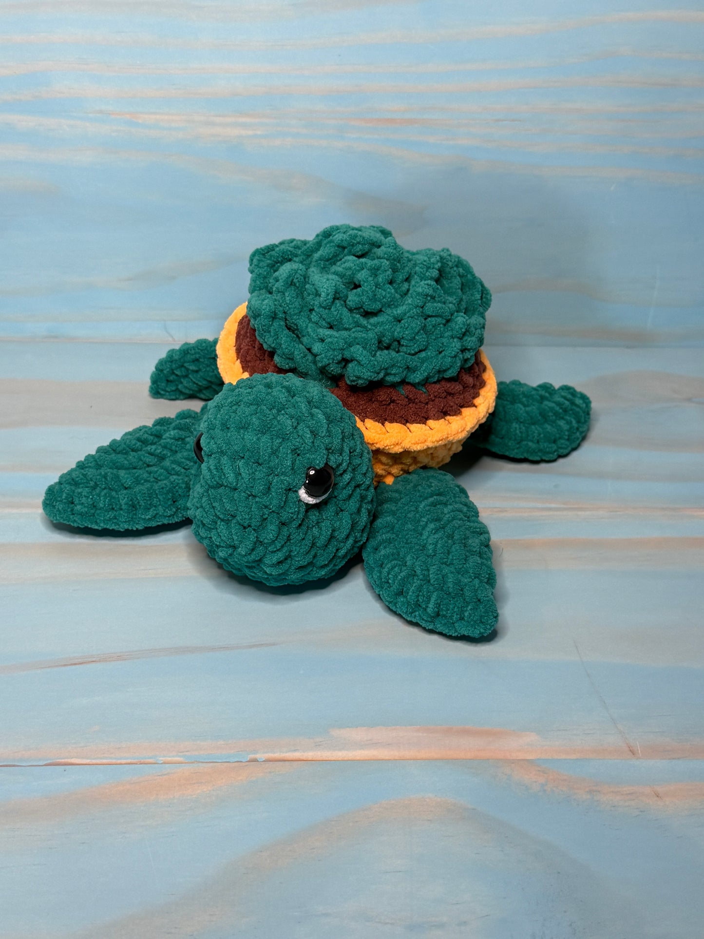 Succulent Sea Turtle Plushie STV - Cuddly Cacti Creations