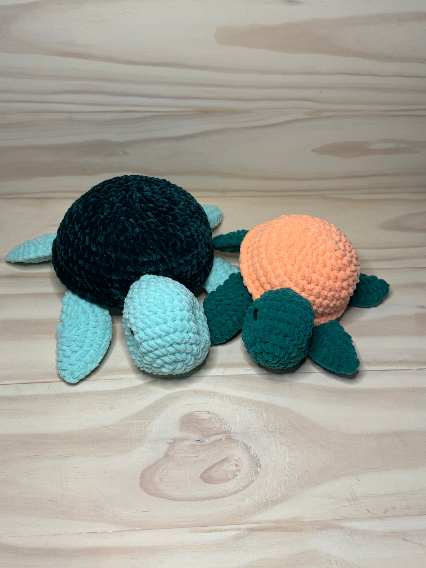Sea Turtle Plushies STV - Cuddly Cacti Creations