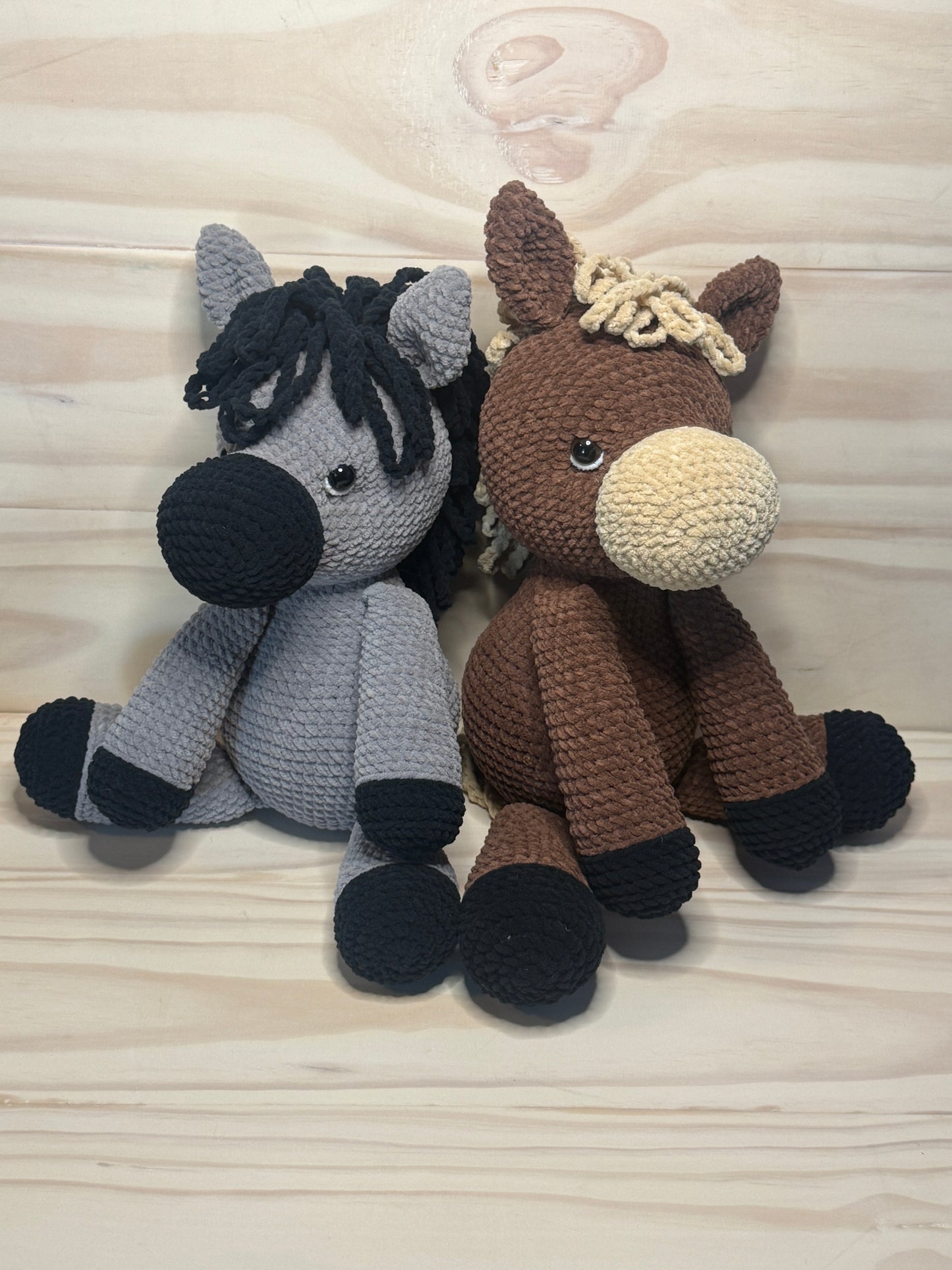 Horse Plushie CHD - Cuddly Cacti Creations