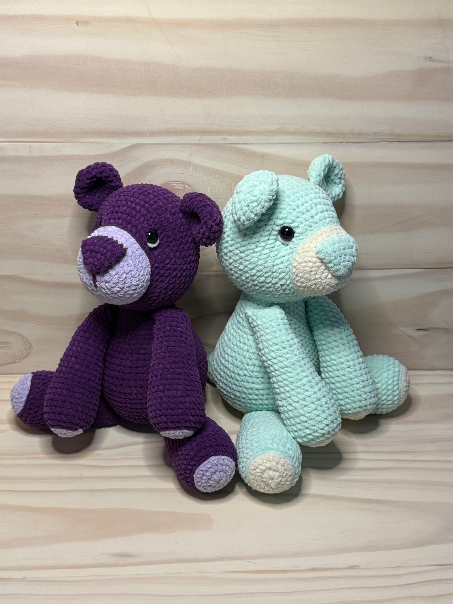 Bear Plushie CHD - Cuddly Cacti Creations