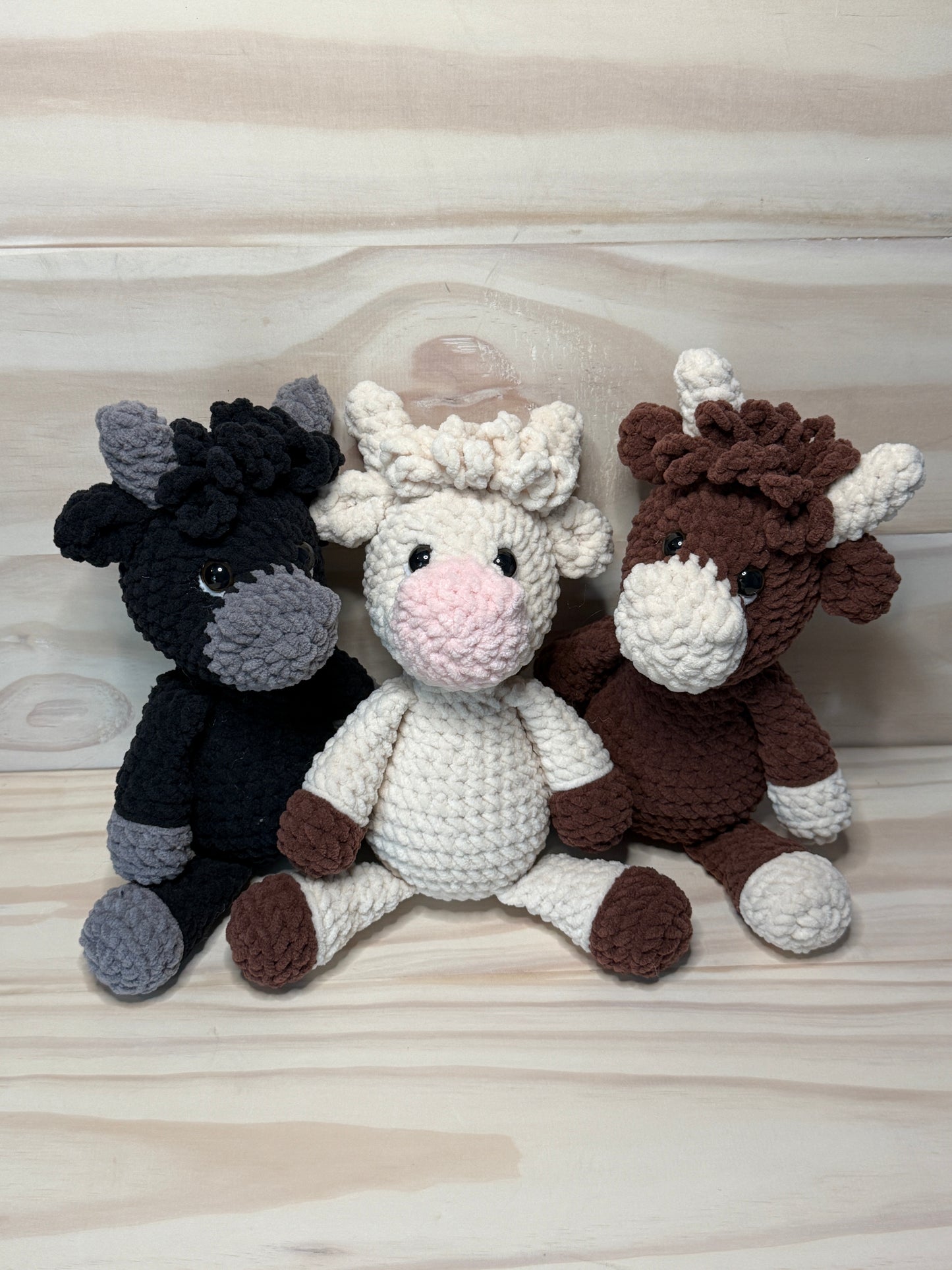 Cow (Highland) Plushie STV - Cuddly Cacti Creations
