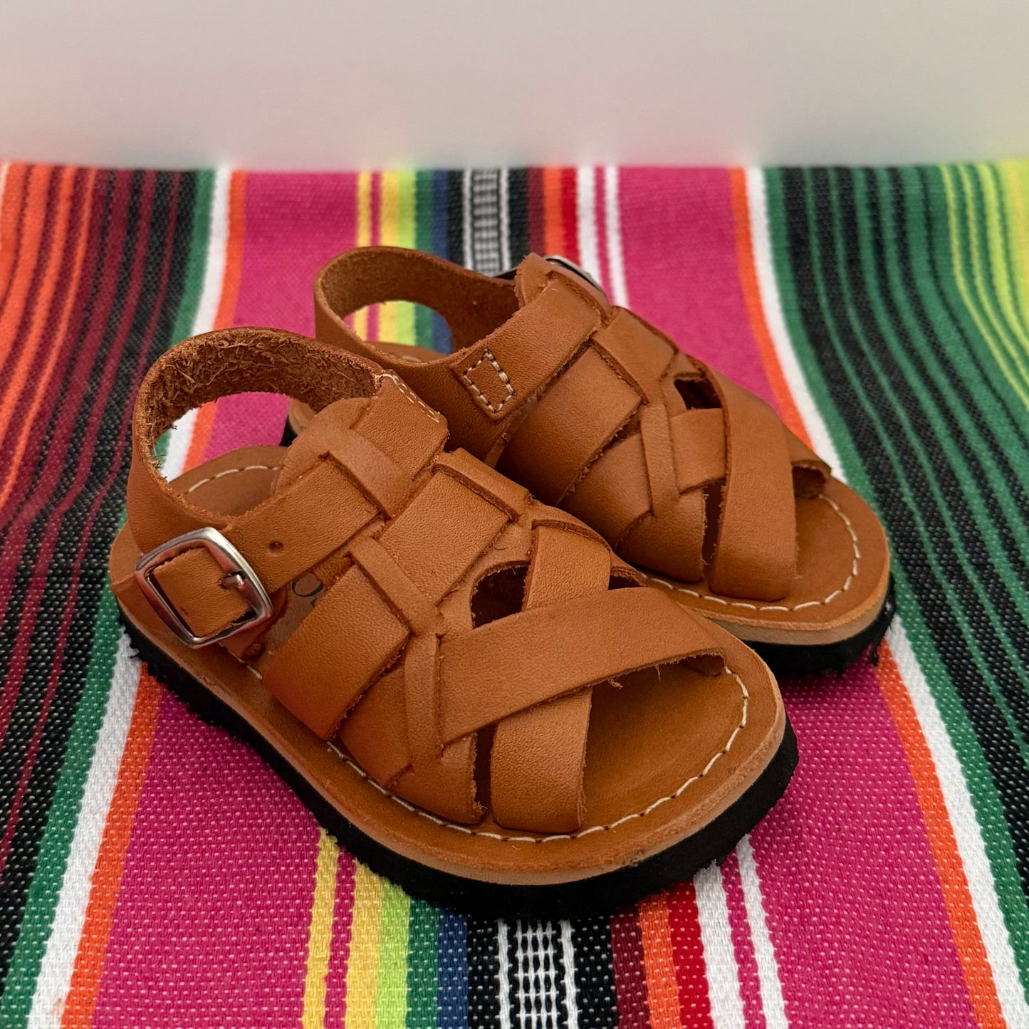 Children's Cross-Strap Huarache Sandals