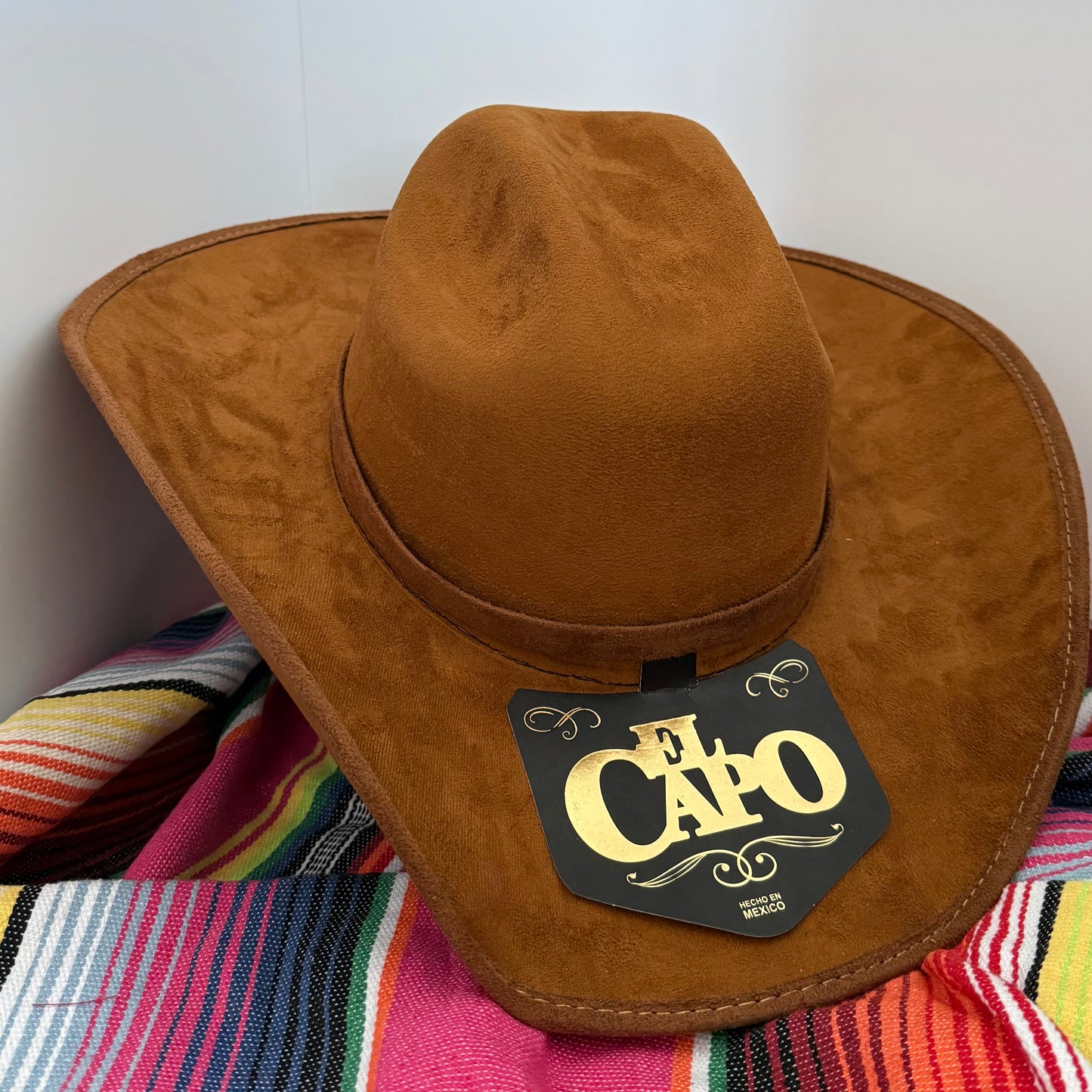 Suede Tejana Hat - Casa Coco