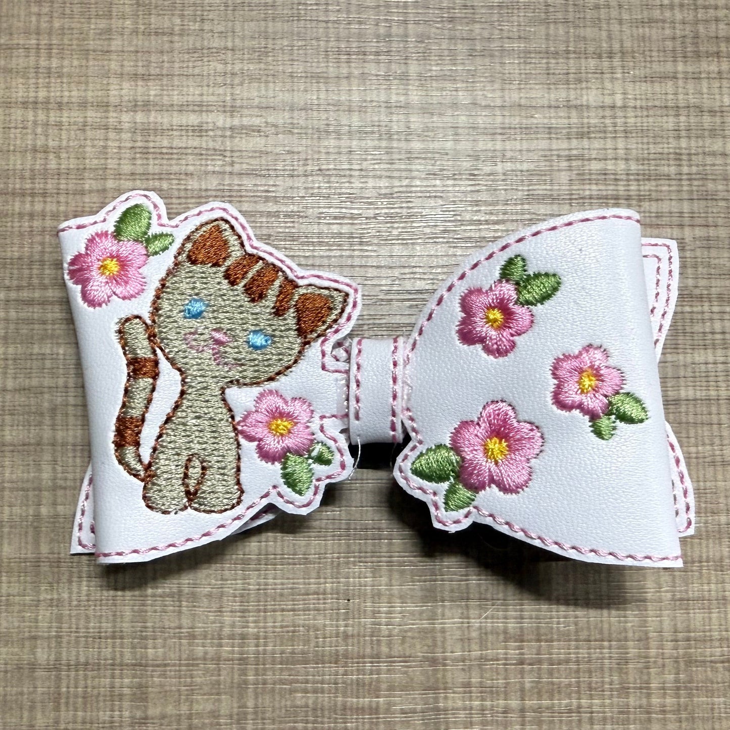 Embroidered & Embellished Hair Bows. Bloom-N-Believe Boutique