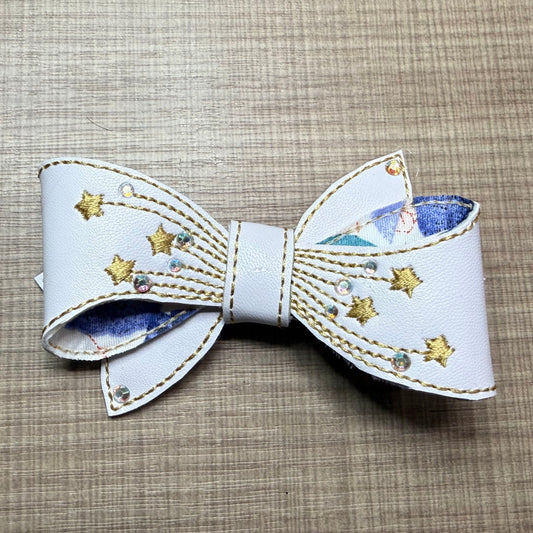 Embroidered & Embellished Hair Bows. Bloom-N-Believe Boutique