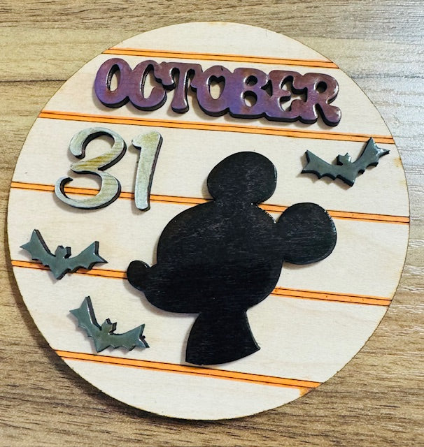 Magnetic Insert - Mickey Mouse Halloween - STV