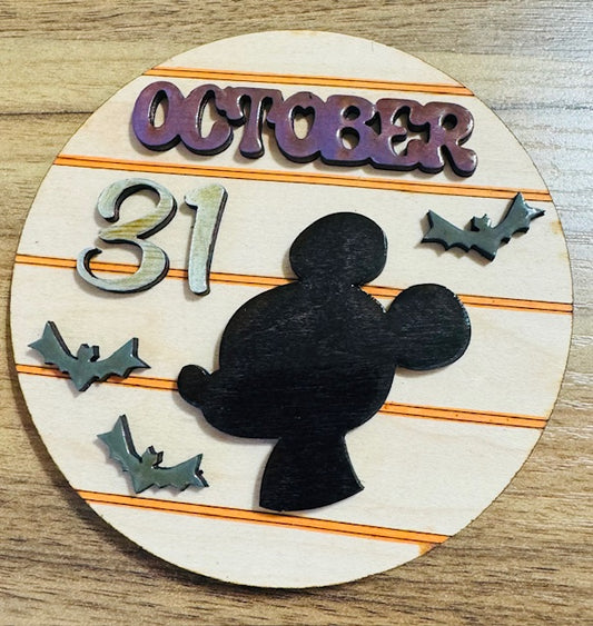 Magnetic Insert - Mickey Mouse Halloween - STV