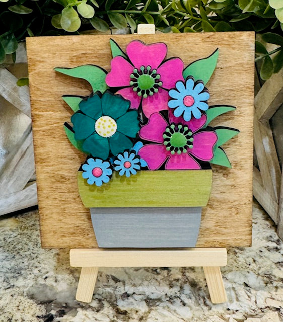 Shelf Sitter - Flower Pot - CHD