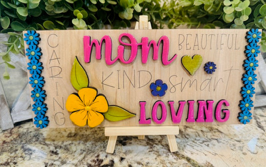 Shelf Sitter - Mom Kind Smart Beautiful - CHD