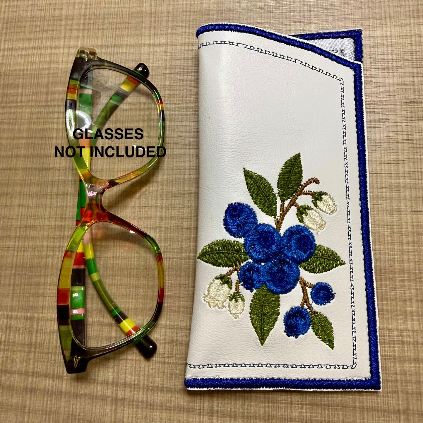 Custom Embroidered Eye Glasses Case -Bloom-N-Believe Boutique