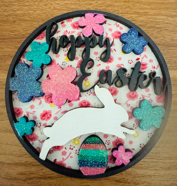 Magnetic Insert - Hoppy Easter / Jumping Bunny - STV