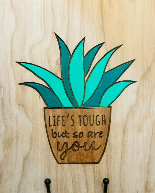 Block Art - Life's Tough But So Are You - STV