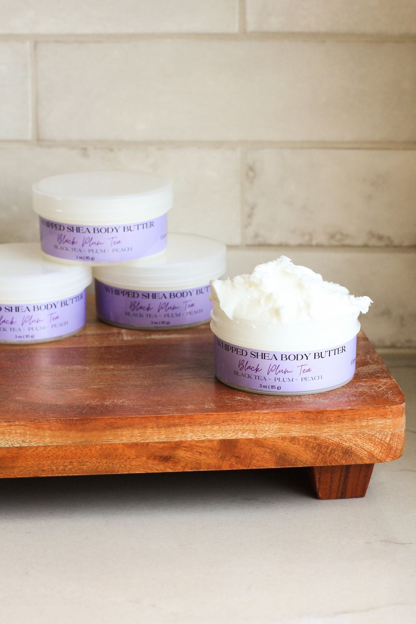 Black Plum Tea Body Butter ~ Caron & Co ~ STV