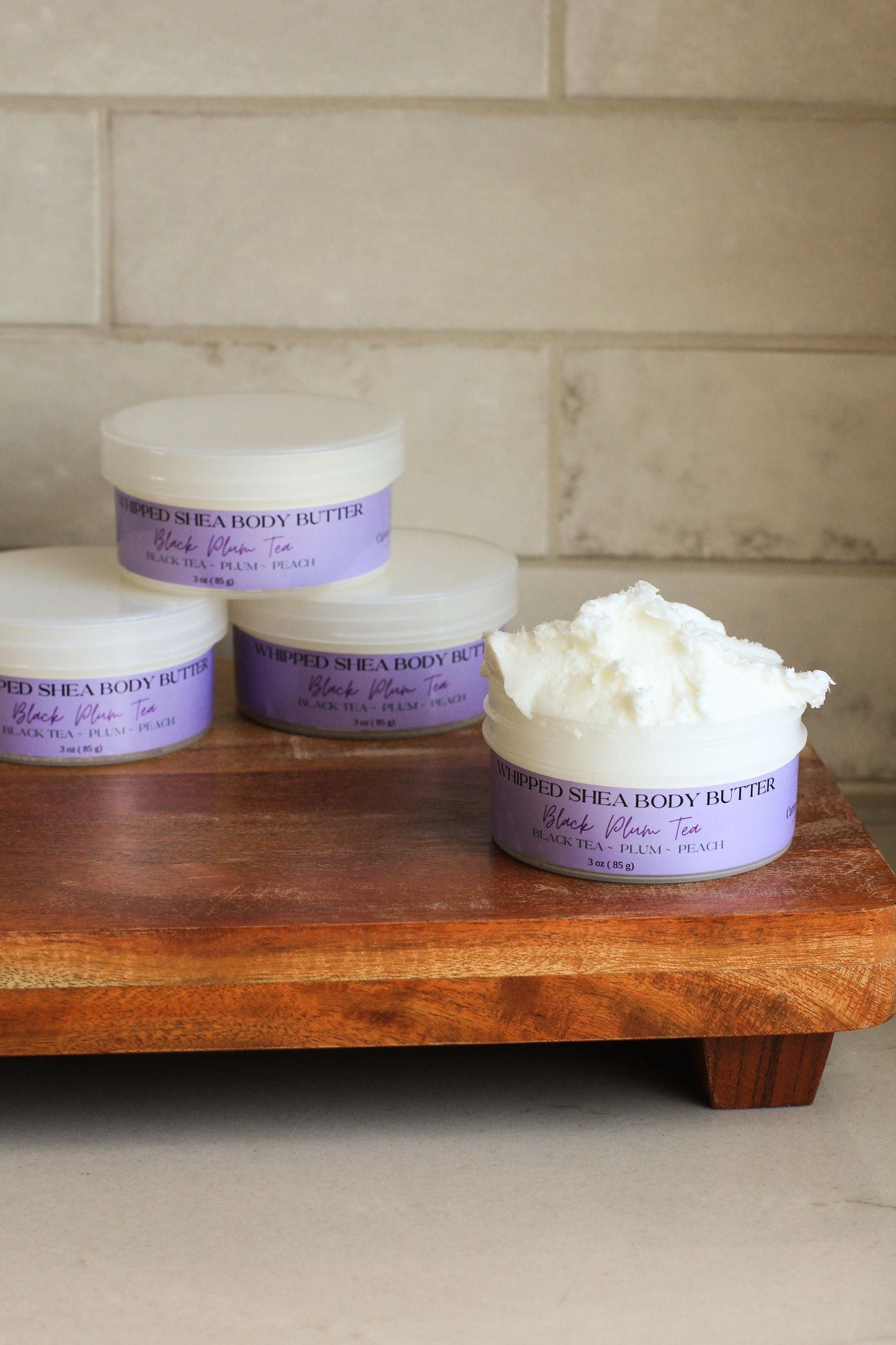 Black Plum Tea Body Butter ~ Caron & Co ~ STV