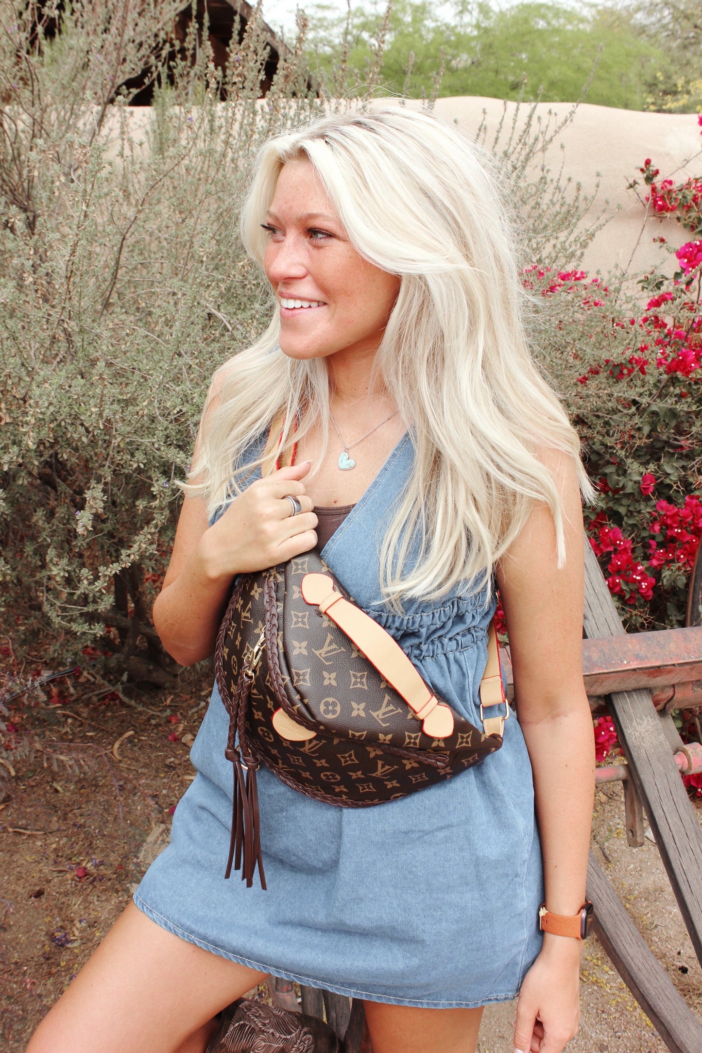 Braided LV Bumbag