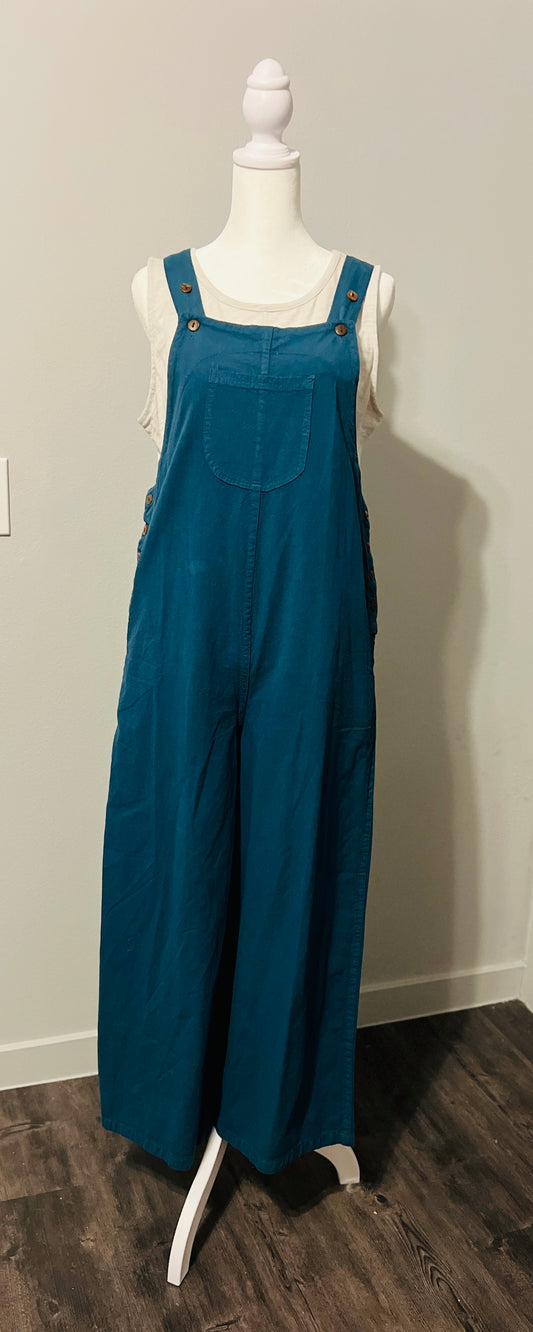 Wide Leg Overalls - Ruby’s Fashion Closet