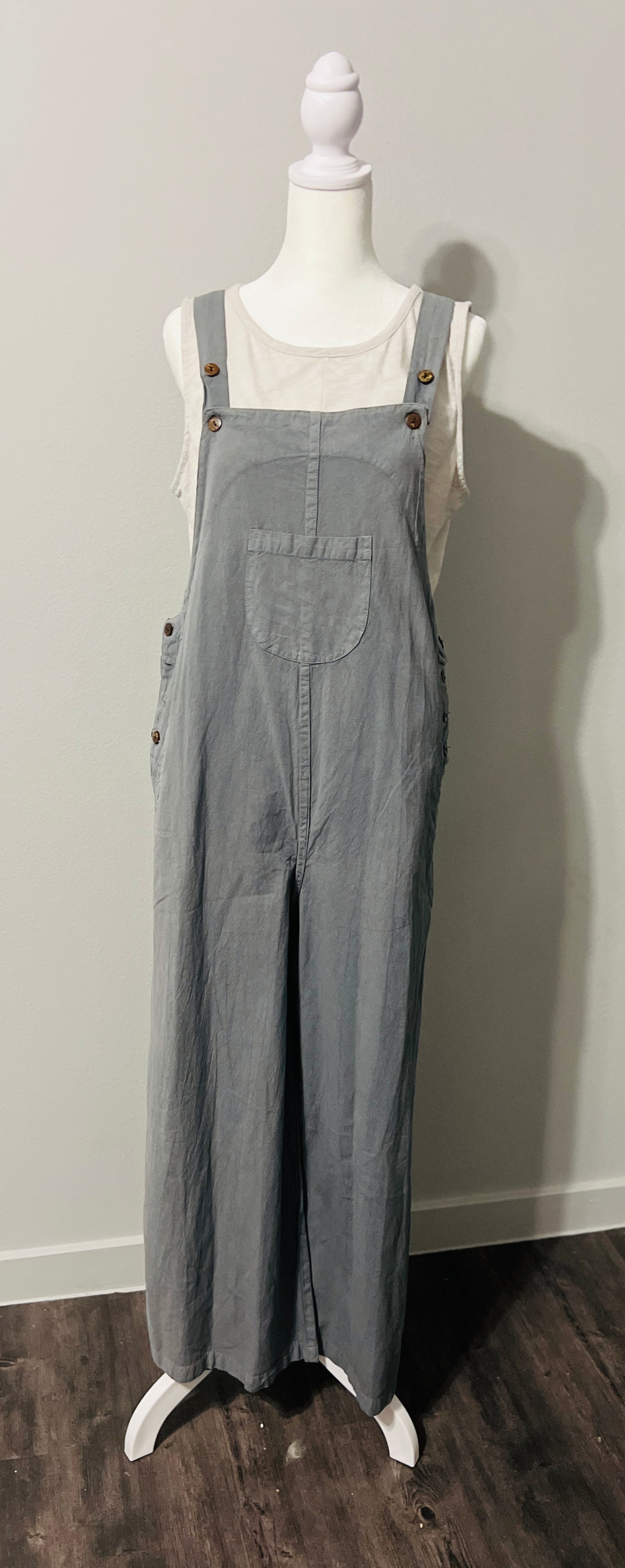 Wide Leg Overalls - Ruby’s Fashion Closet